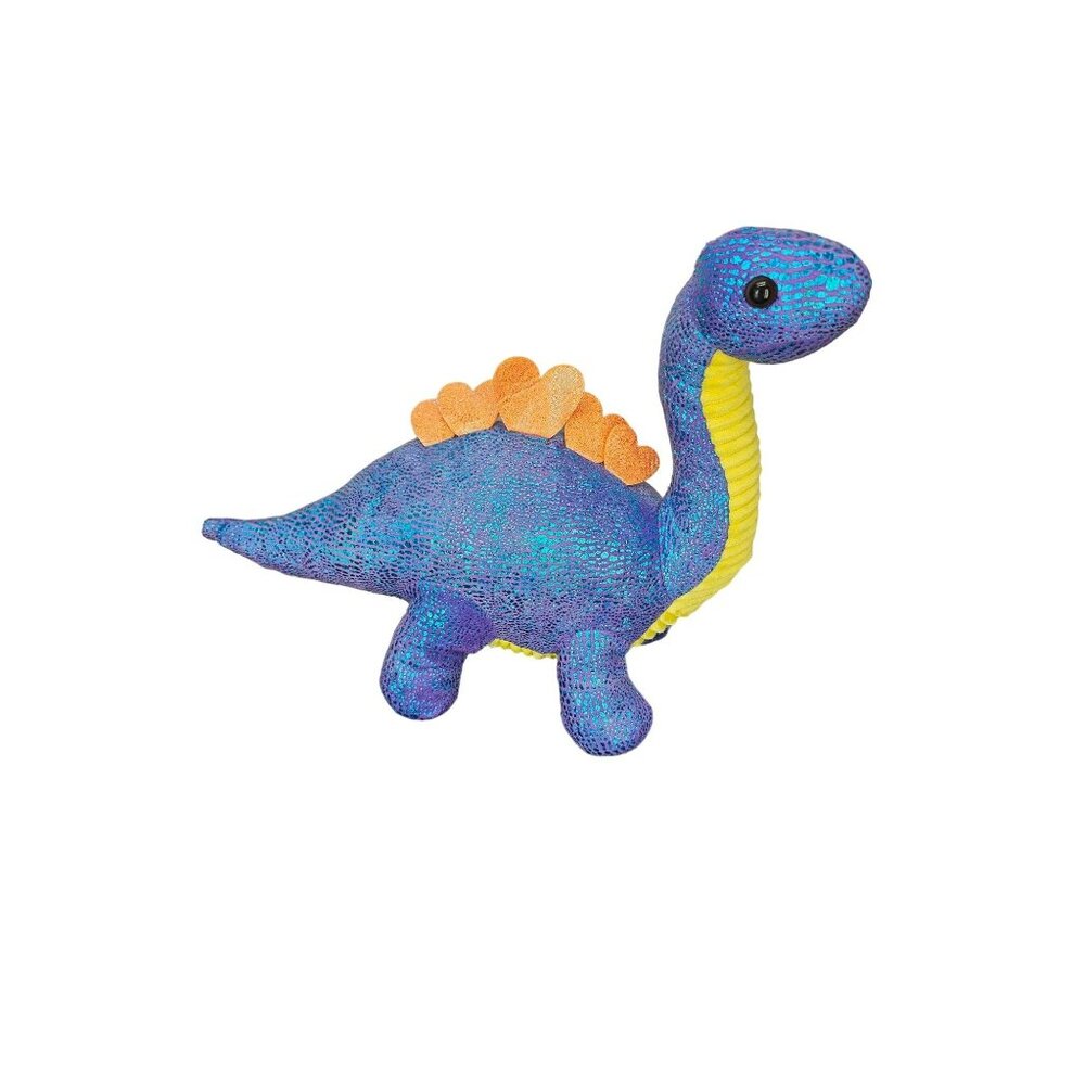 Walgreens Hug Me Large Blue/Purple Sparkling Stuffed‎ Dinosaur Plush 18 inches